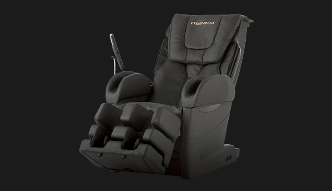 2012 Evolution and acceleration of massaging mechanic [CYBER-RELAX massage chair AS-850]